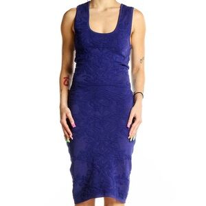 Nicole Miller Blue Sheath Dress for Cocktail